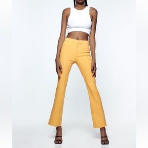 Zara mini flare pants - orange